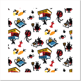 Bug Pattern Posters and Art